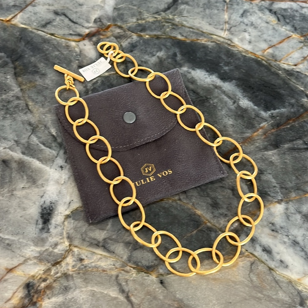 JULIE VOS SIMONE LINK NECKLACE